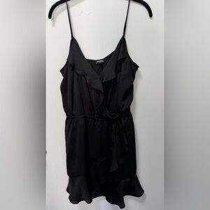 Express Black Ruffle Dress